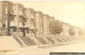 Adams Street 1913,Willard R. Ross Real-photo postcard, Jerry A. McCoy collection